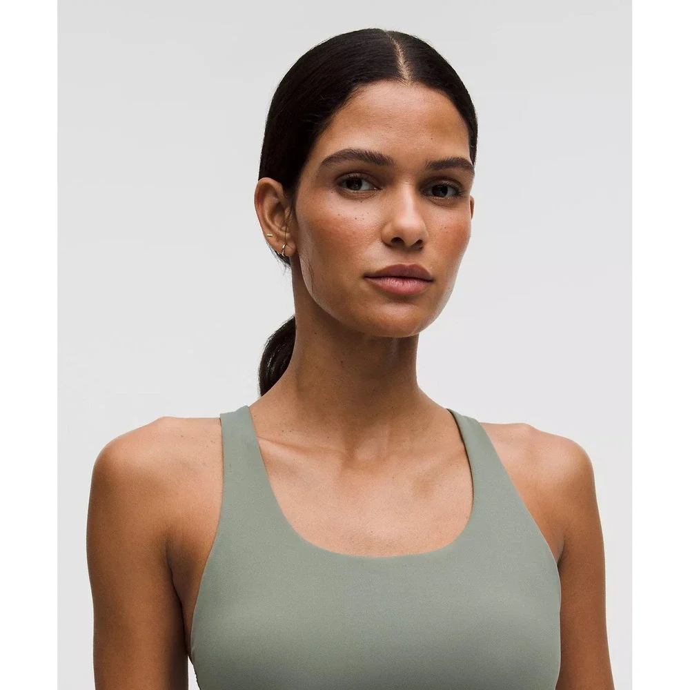 896-Lululemon-Wunder Train Mesh-Back Bra-Willow Leaf